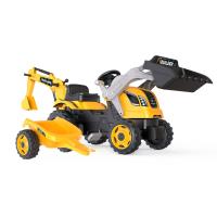 Šlapací traktor Builder Max s bagrem a vozíkem